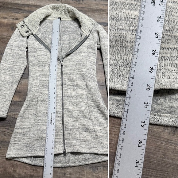 Kuhl Alaska Long Sweater Zip Up Jacket Gray Women's Size XS - Picture 8 of 10